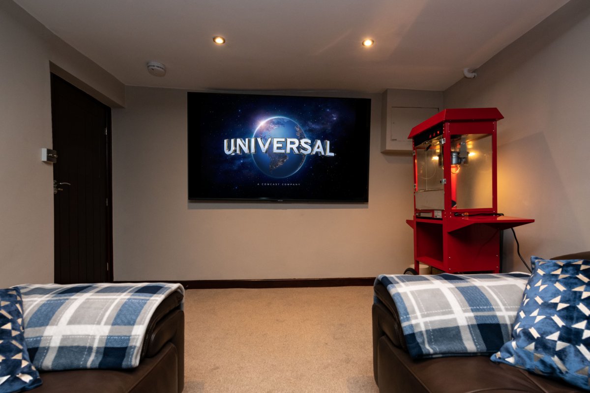 Black Swan Manor - in house basement cinema room